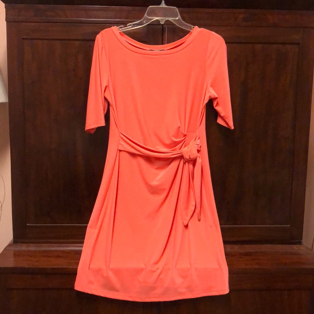 Peach Wrap dress by MSK, size M